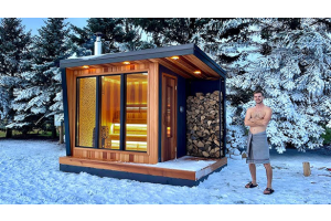 What is the difference between an outdoor sauna and an indoor sauna?