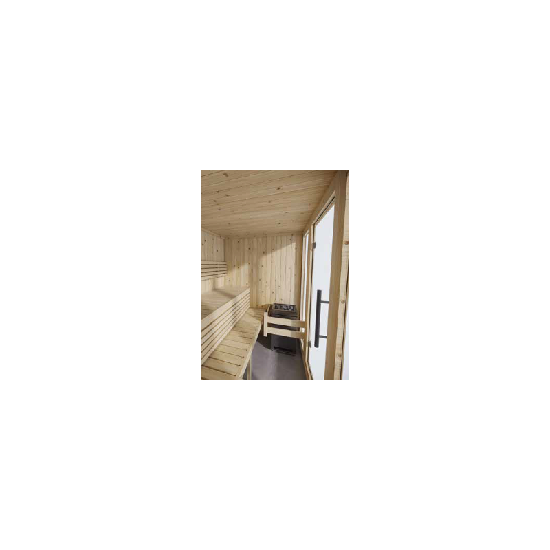 Large Indoor Sauna W 224 x L 175 x H 201