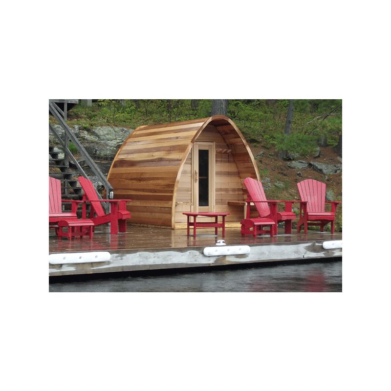Pod Sauna Red Cedar Clear L 305 cm x W 244 cm (inclu. Porch)