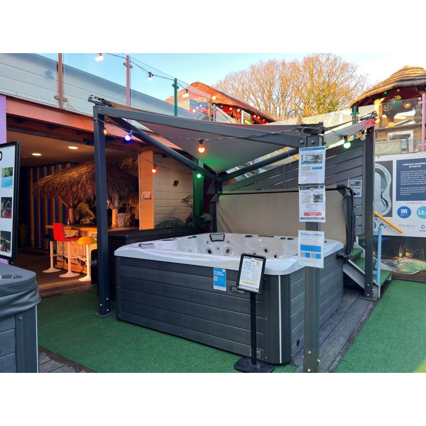 Ex-display Sail Gazebo Steel 3m x 3m with Louvre 