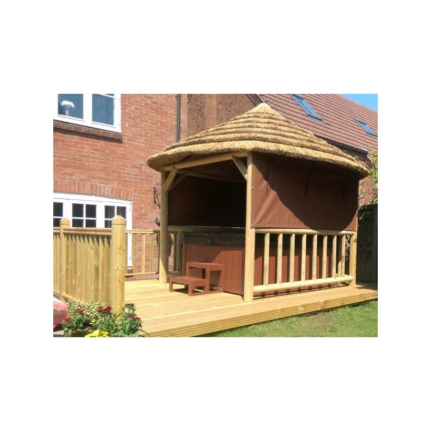 African Thatch 1 Gazebo