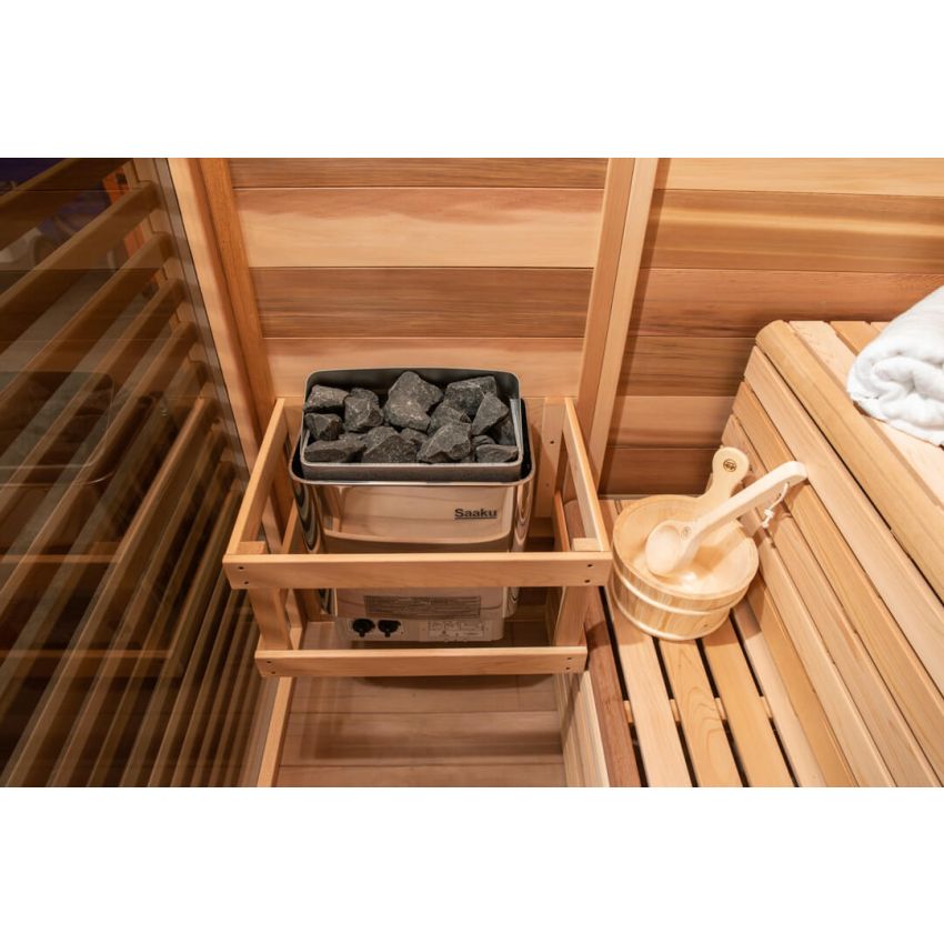 Pure Cube Outdoor Sauna | CU552 L 168 x W 168 CM
