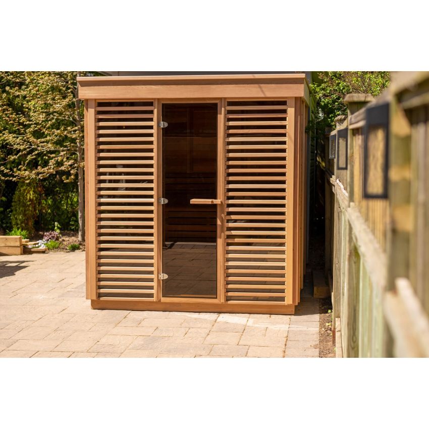 Pure Cube Outdoor Sauna | CU572 L 168 x W 213 CM