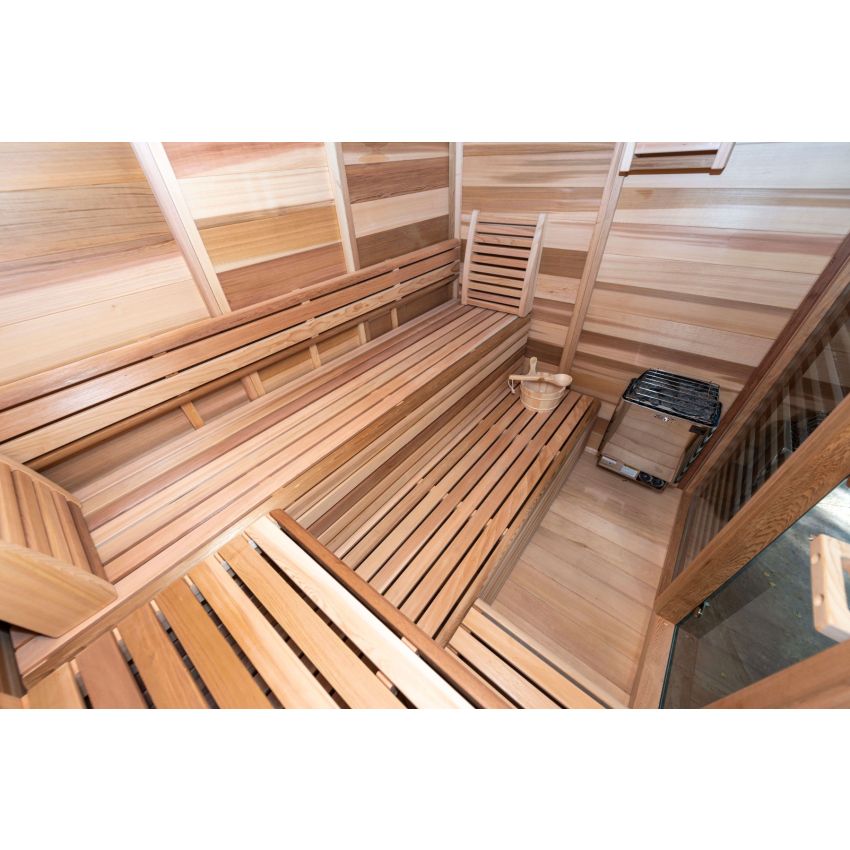 Pure Cube Outdoor Sauna | CU672 L 179 x W 253 CM