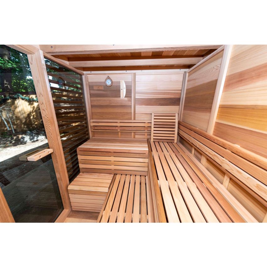 Pure Cube Outdoor Sauna | CU672 L 179 x W 253 CM