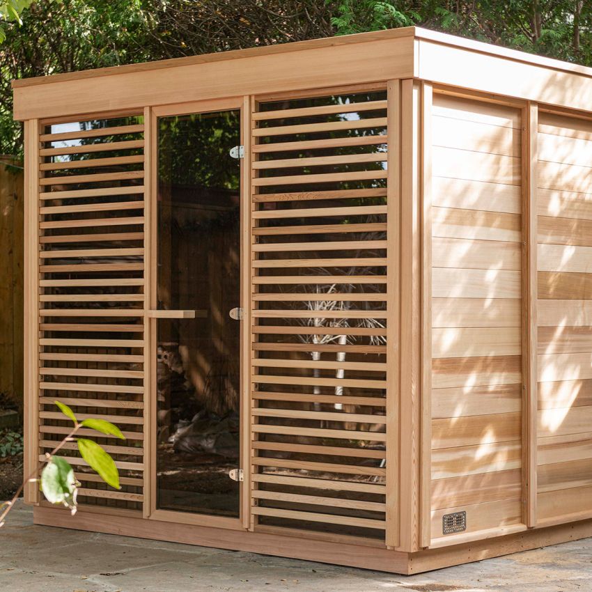 Pure Cube Outdoor Sauna | CU672 L 179 x W 253 CM