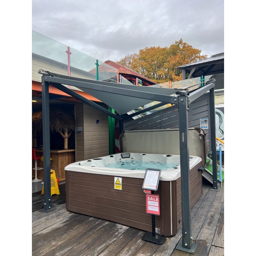 Ex-display Sail Gazebo Steel 3m x 3m with Louvre 