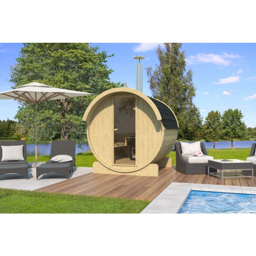 KAJA 220 T Barrel Sauna 
