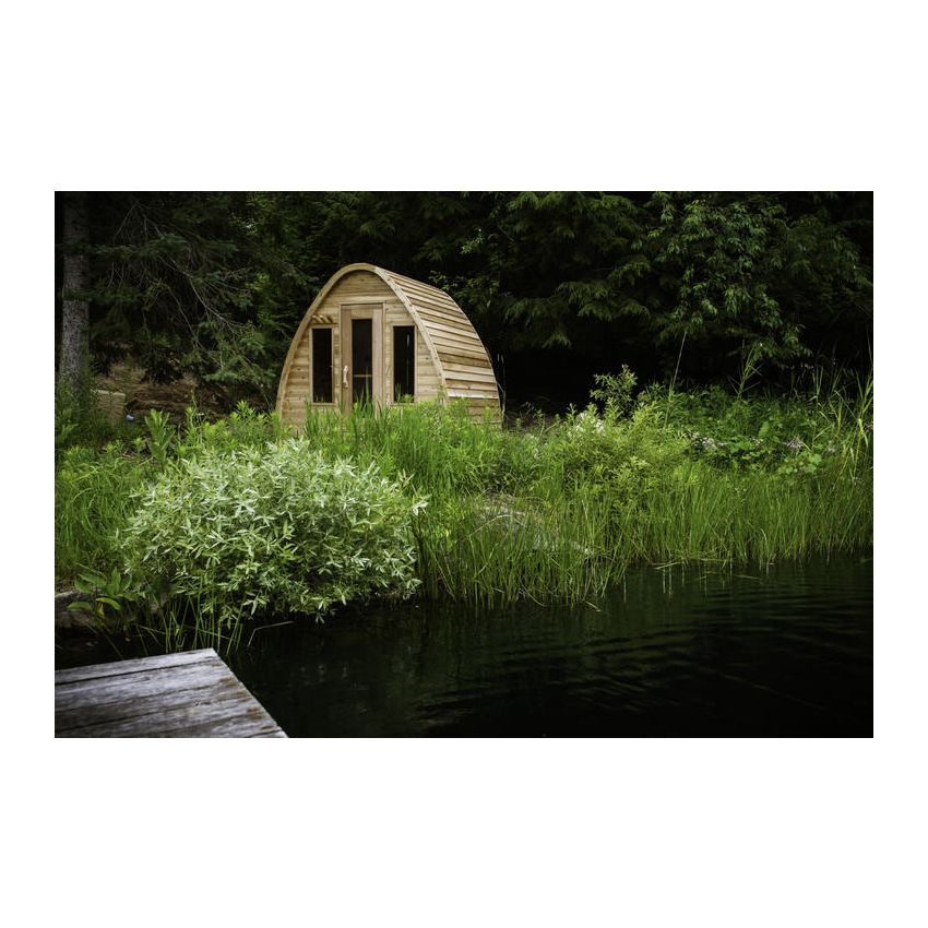Pod Sauna Red Cedar Knotty L 214 x W 244 cm