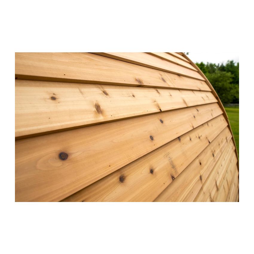 Pod Sauna Mini Red Cedar Knotty L 214 x W 214 cm
