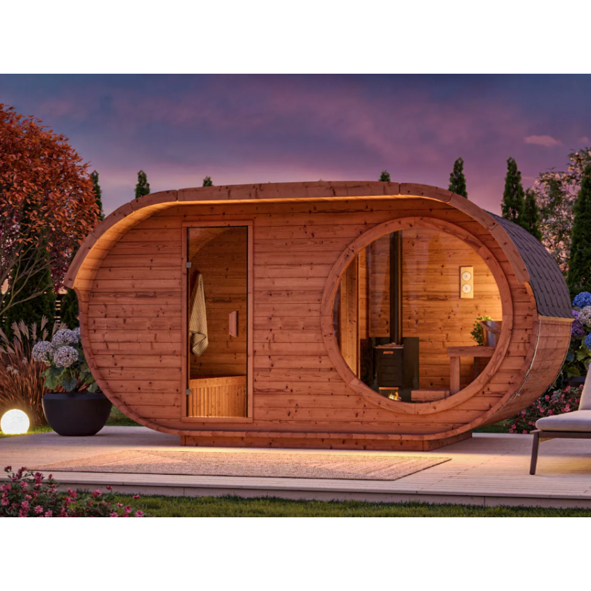 Aurora Oval Sauna