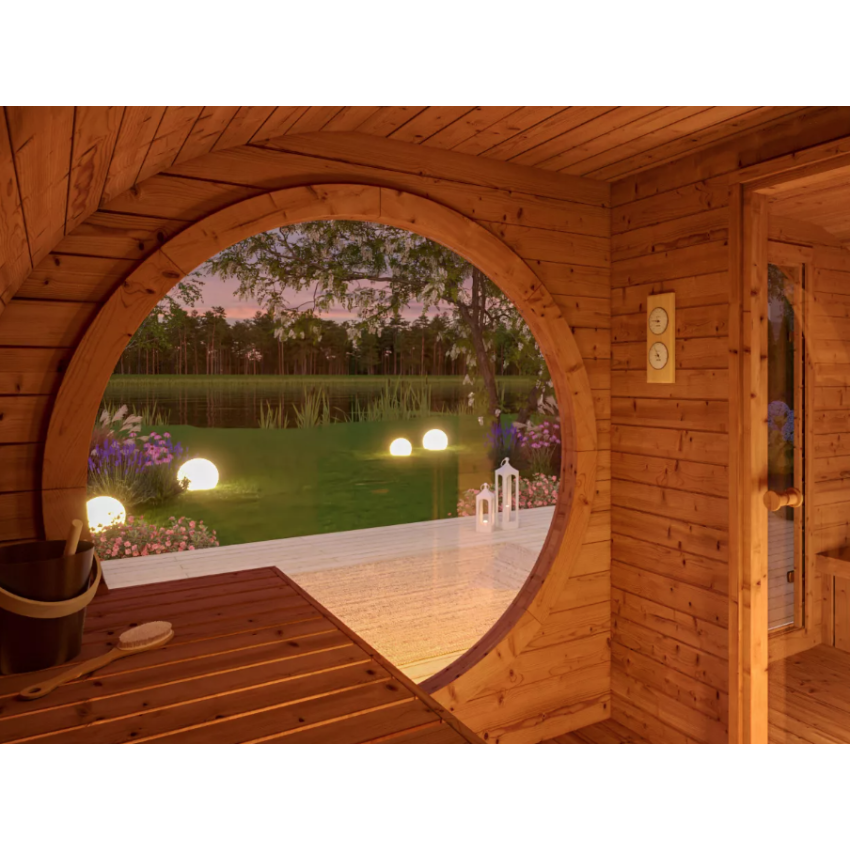 Aurora Oval Sauna