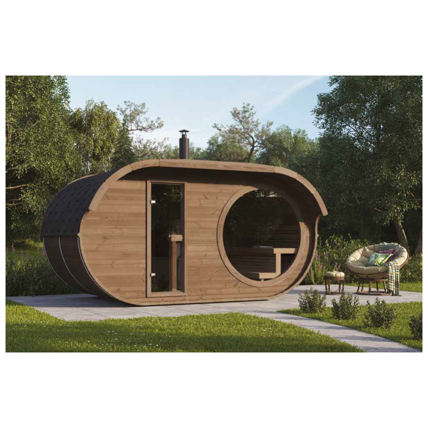 Aurora Oval Sauna