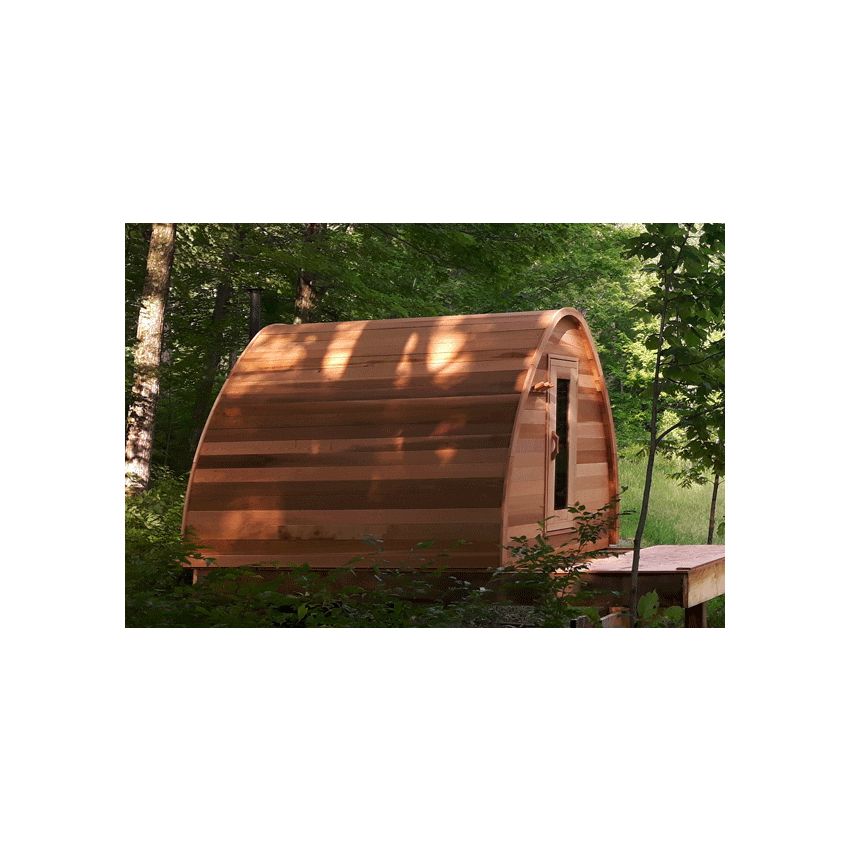 Pod Sauna Red Cedar Clear L 305 cm x W 244 cm (inclu. Porch)