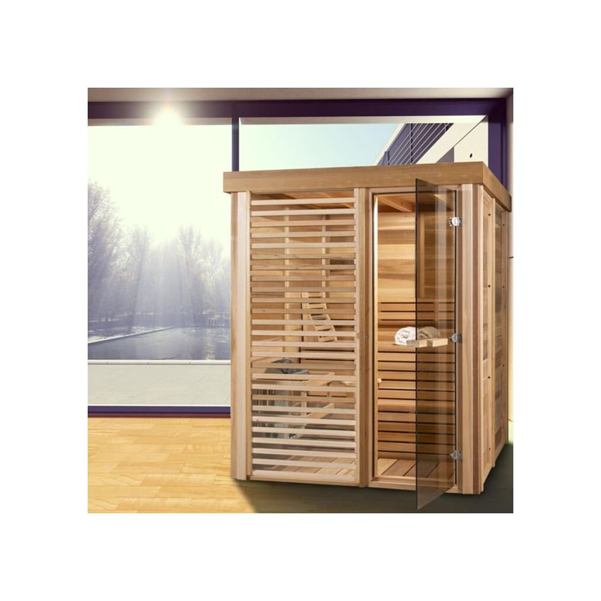 Pure Cube Sauna Indoor | PU552 L 168 x W 168 CM