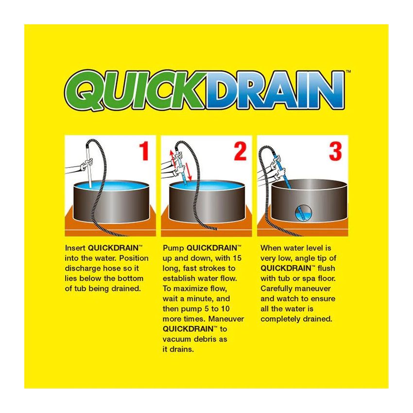 QUICK DRAIN DRAINING SYSTEM