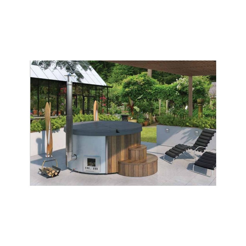 DELUX Thermowood Wood Burning Hot Tub 