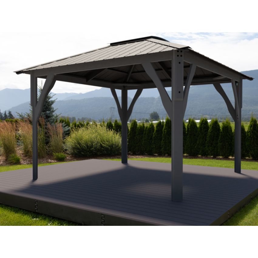 Ex-display Visscher 11x11ft Sierra Gazebo with 1 Louvre