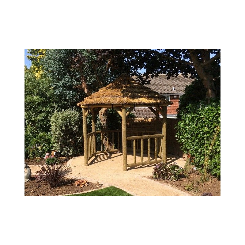 African Thatch 4 Gazebo