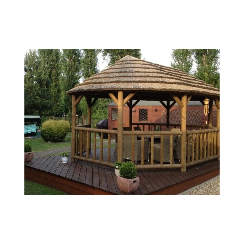 African Thatch 6 Gazebo