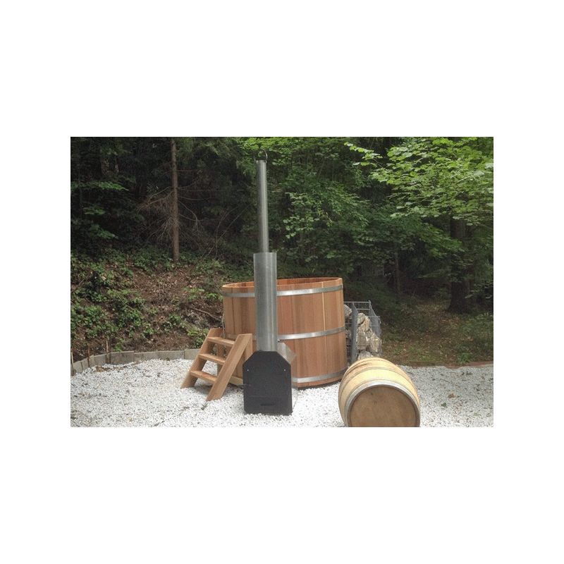Round Cedar Hot Tub 153cm x 122cm