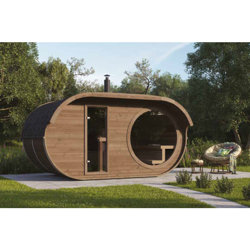 Aurora Oval Sauna
