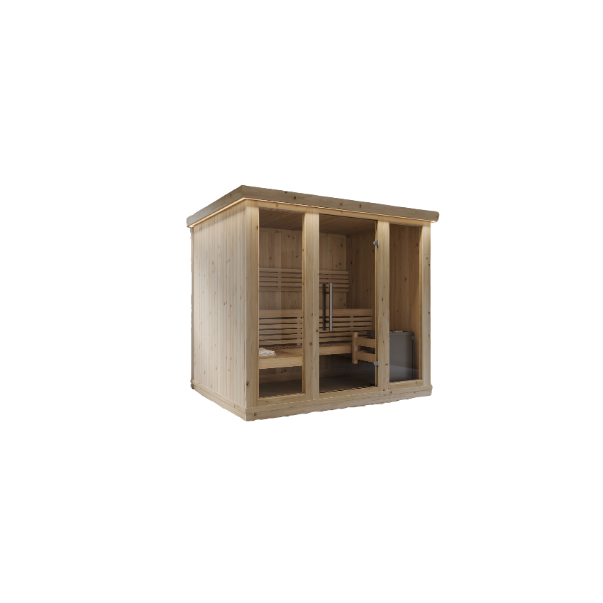 Large Indoor Sauna W 224 x L 175 x H 201
