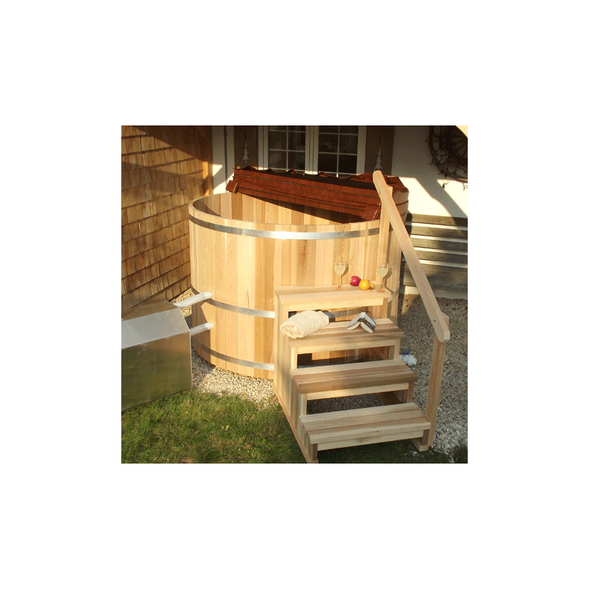 Round Cedar Hot Tub 183cm x 122cm