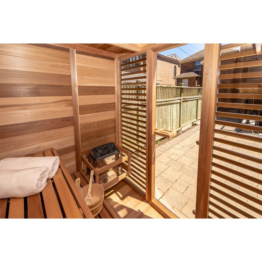 Pure Cube Outdoor Sauna | CU572 L 168 x W 213 CM