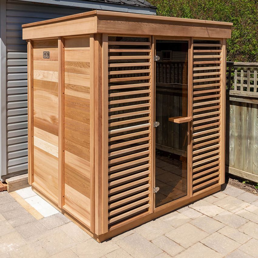 Pure Cube Outdoor Sauna | CU572 L 168 x W 213 CM