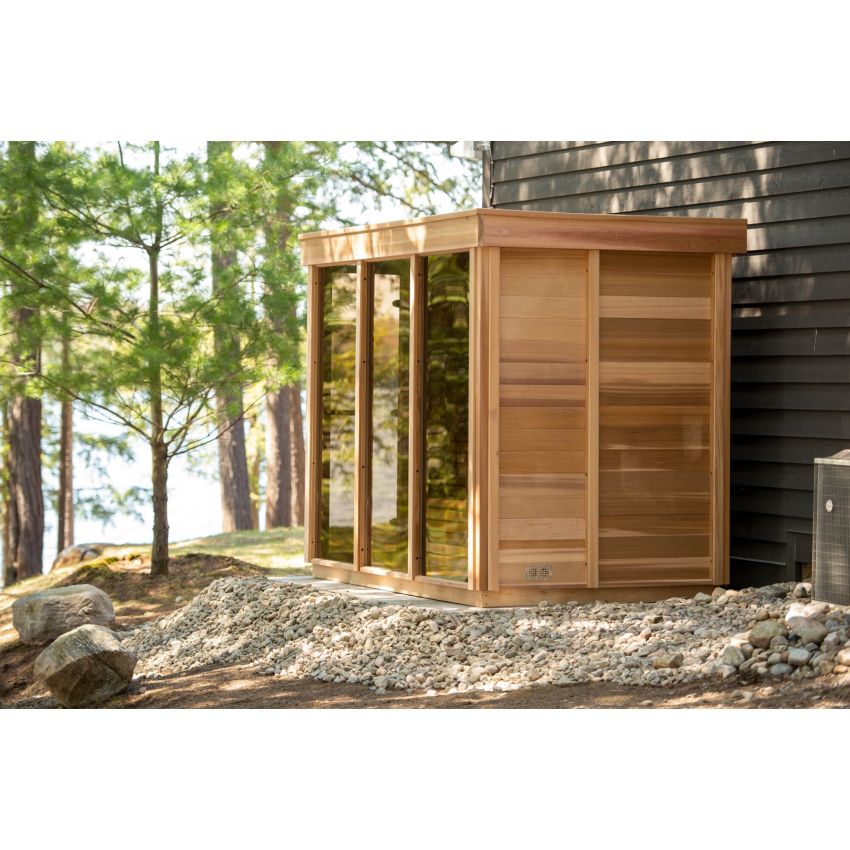Pure Cube Outdoor Sauna | CU582 L 168 x W 273 CM