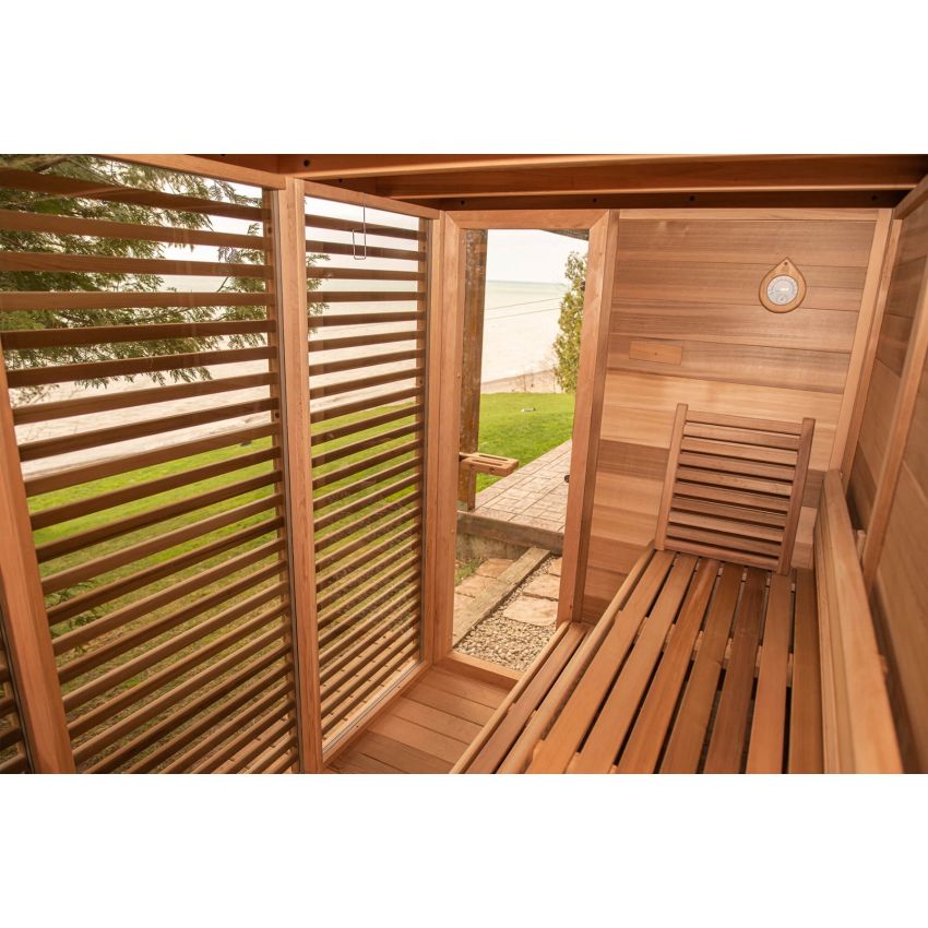 Pure Cube Outdoor Sauna | CU582 L 168 x W 273 CM