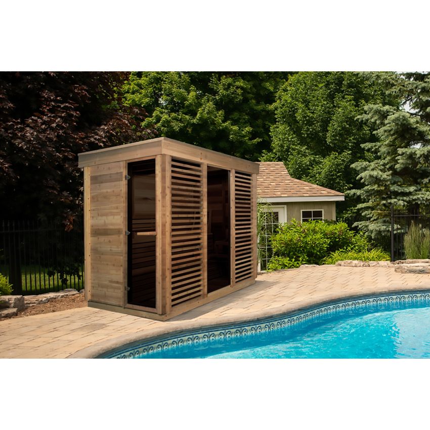 Pure Cube Outdoor Sauna | CU582 L 168 x W 273 CM