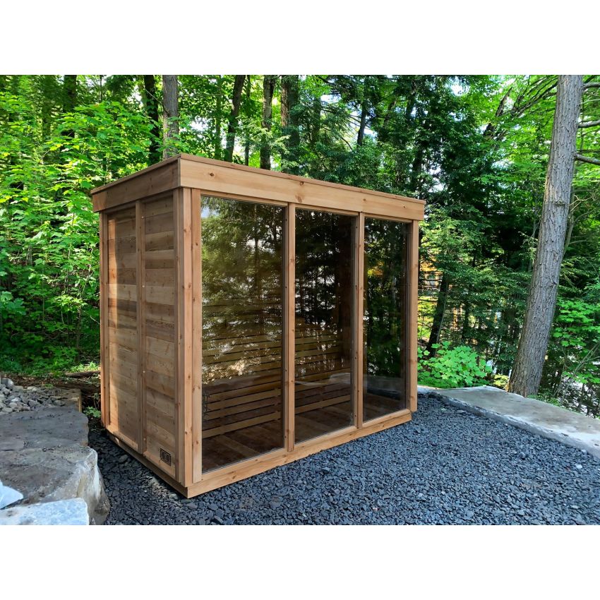 Pure Cube Outdoor Sauna | CU582 L 168 x W 273 CM