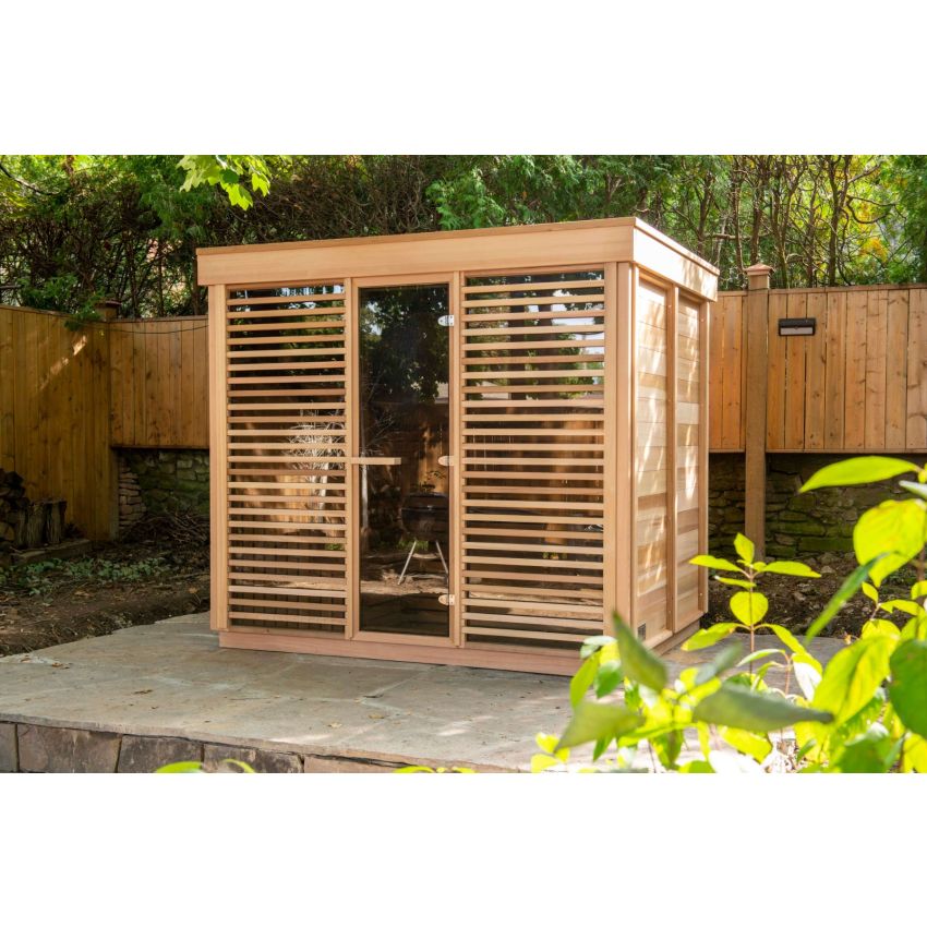 Pure Cube Outdoor Sauna | CU672 L 179 x W 253 CM