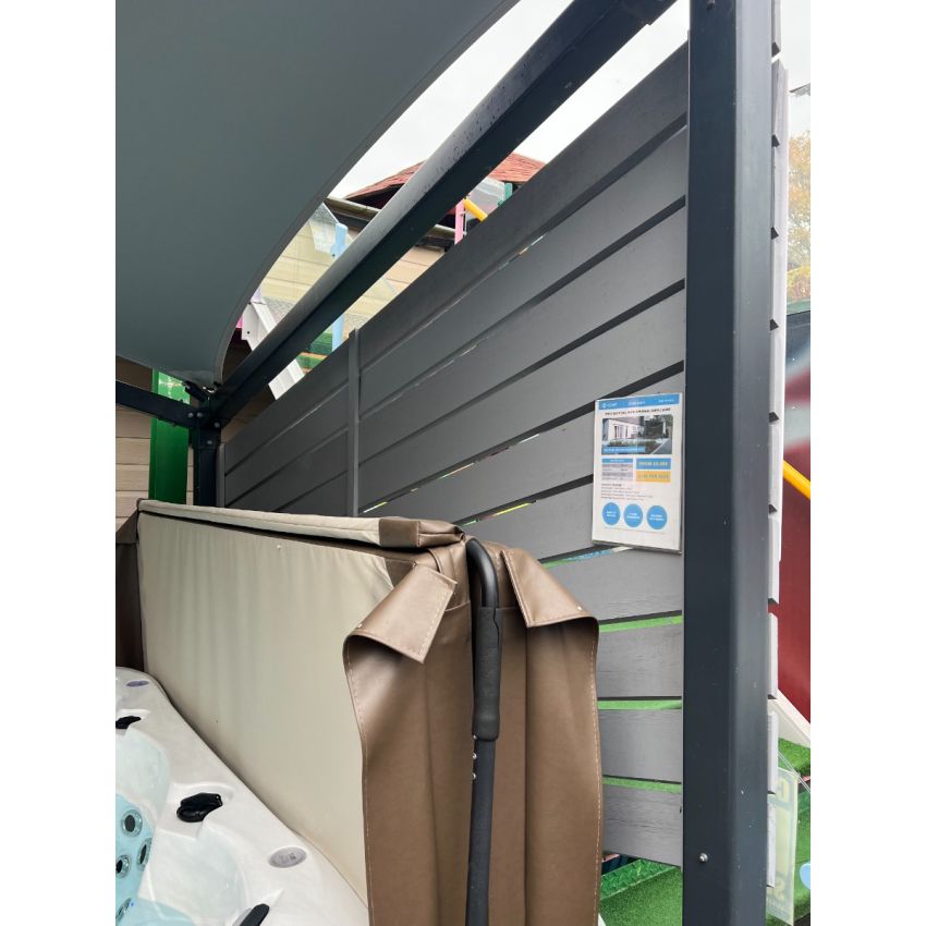 Ex-display Sail Gazebo Steel 3m x 3m with Louvre 