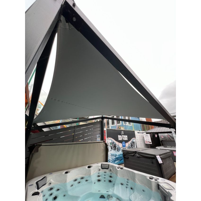 Ex-display Sail Gazebo Steel 3m x 3m with Louvre 