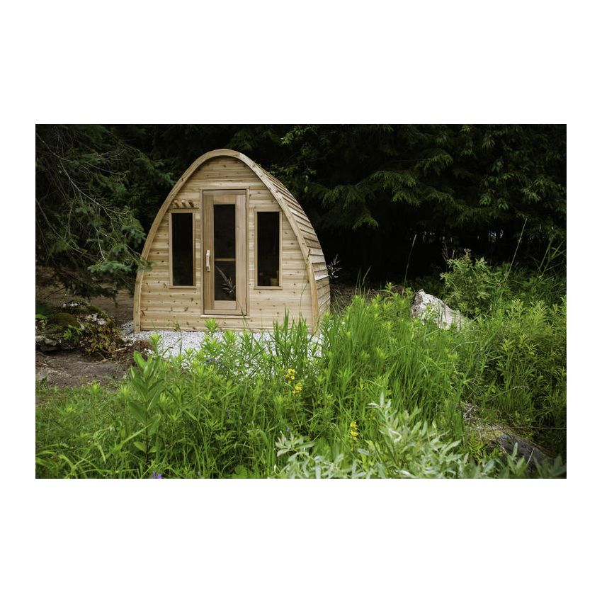 Pod Sauna Red Cedar Knotty L 214 x W 244 cm