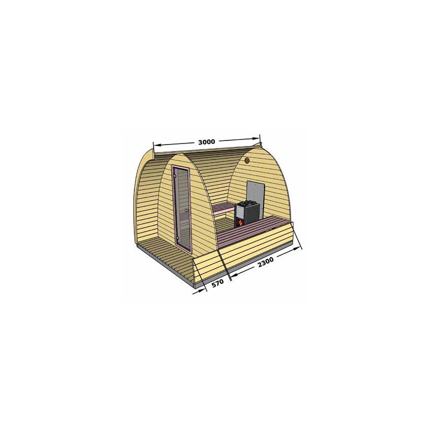 Lovisa 300T Pod Sauna