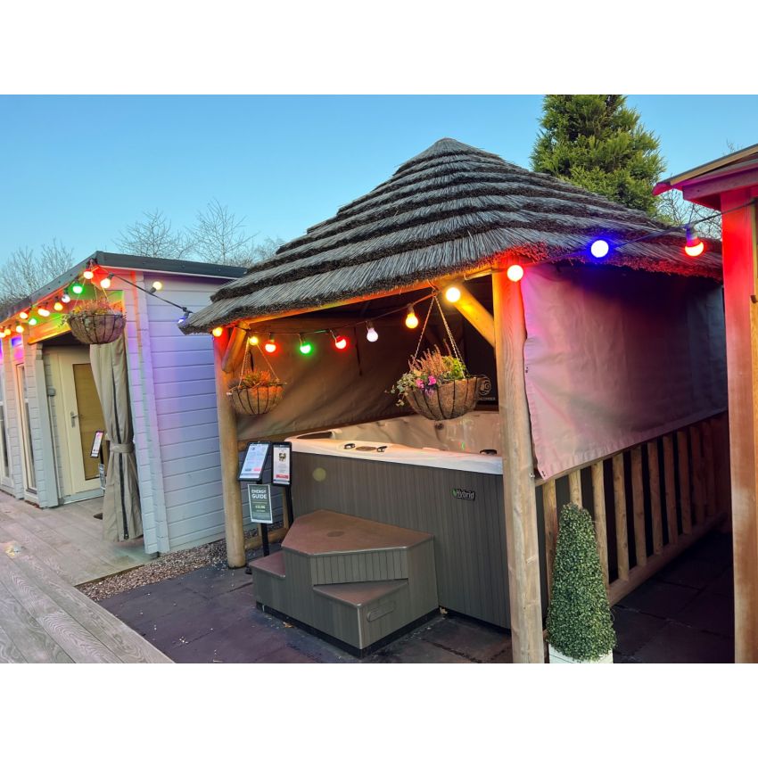 Ex-Display 4.2m African Thatch Gazebo