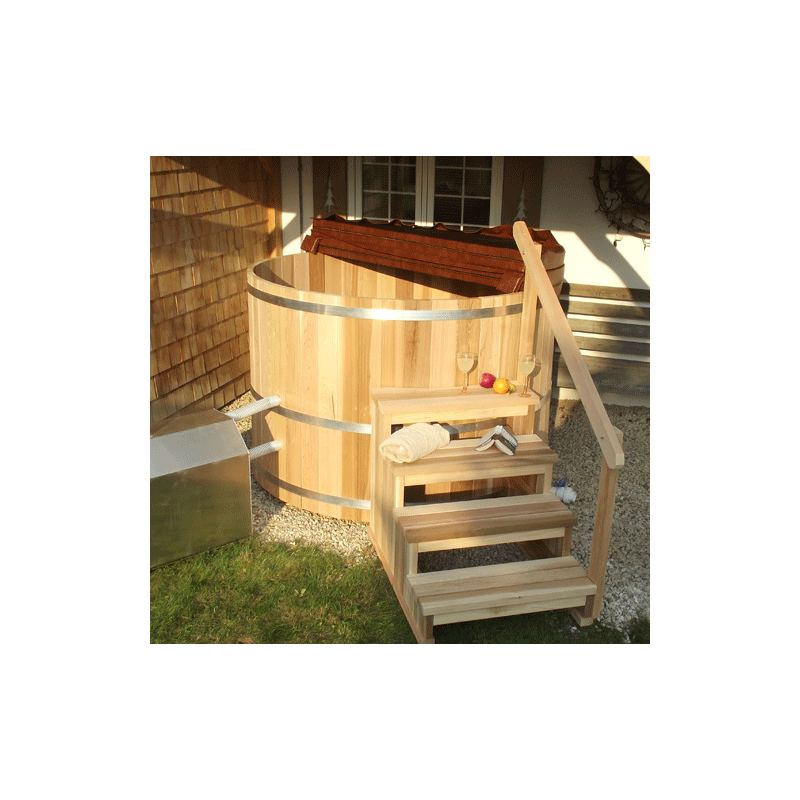 Round Cedar Hot Tub 183cm x 122cm