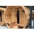 Barrel Sauna Red Cedar Knotty Ø 213 x L 310 cm