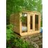 Luna Sauna Red Cedar Knotty W 244 x L 213 cm