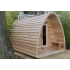Pod Sauna Red Cedar Knotty L 305 x W 244 CM with Porch on Front 