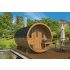 KAJA 331 T Barrel Sauna with Porch
