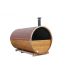 KAJA 400 Deluxe T Barrel Sauna with Half Moon Back & Porch