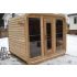 Luna Sauna Red Cedar Knotty W 244 x L 213 cm