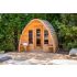 Pod Sauna Red Cedar Knotty L 305 x W 244 CM with Porch on Front 