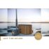 OFURO Wood Burning Hot Tub with fiberglass insert