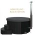 DELUX Black Edition Thermowood Wood Burning Hot Tub